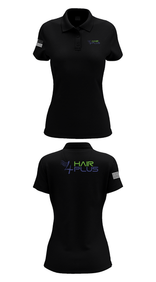 Womens Short Sleeve Performance Polo, 4Hair Plus, , Teamtime, Team time, sublimation, custom sports apparel, team uniforms, spirit wear, spiritwear, sports uniforms, custom shirts, team store, custom team store, fundraiser sports, apparel fundraiser