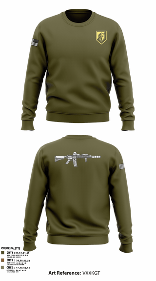 Crew Neck Sweatshirt, Miami shooting, Space Force, Teamtime, Team time, sublimation, custom sports apparel, team uniforms, spirit wear, spiritwear, sports uniforms, custom shirts, team store, custom team store, fundraiser sports, apparel fundraiser