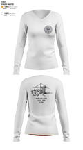 Howland Hook Marine Terminal 56370038 Women's Long Sleeve V-neck Shirt - 2