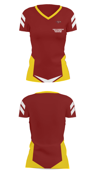 Women's Short Sleeve Vneck Shirt, Maple Mountain High School Swimming, Swimming, Teamtime, Team time, sublimation, custom sports apparel, team uniforms, spirit wear, spiritwear, sports uniforms, custom shirts, team store, custom team store, fundraiser sports, apparel fundraiser