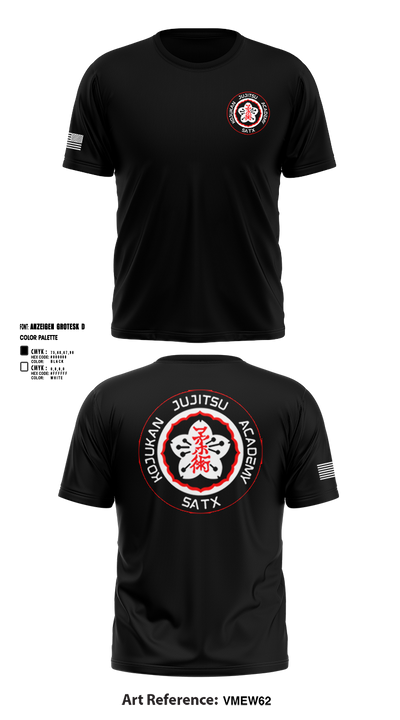 Kojukan JuJitsu 34454400 Short Sleeve Performance Shirt - 2