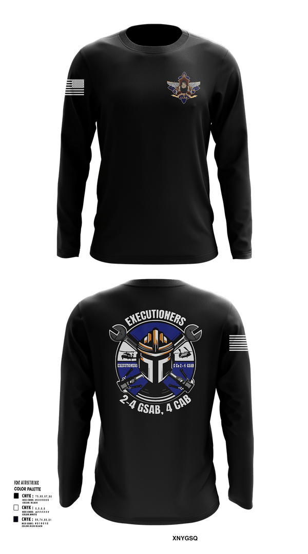 Long Sleeve Performance Shirt, E 2-4 GSAB, Army, Teamtime, Team time, sublimation, custom sports apparel, team uniforms, spirit wear, spiritwear, sports uniforms, custom shirts, team store, custom team store, fundraiser sports, apparel fundraiser