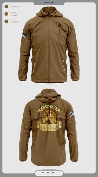 Windbreaker, Spartans, , Teamtime, Team time, sublimation, custom sports apparel, team uniforms, spirit wear, spiritwear, sports uniforms, custom shirts, team store, custom team store, fundraiser sports, apparel fundraiser