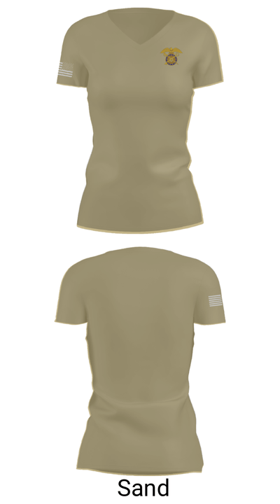611th 22611110 Women's Short Sleeve V-neck Shirt - 88