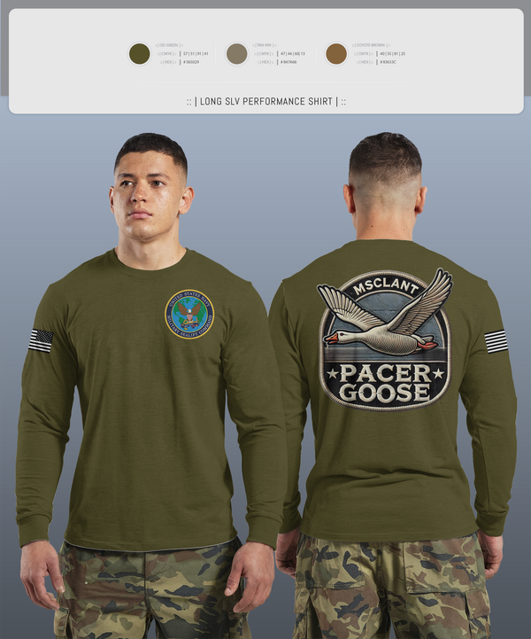 Long Sleeve Performance Shirt, MILITARY SEALIFT COMMAND ATLANTIC, , Teamtime, Team time, sublimation, custom sports apparel, team uniforms, spirit wear, spiritwear, sports uniforms, custom shirts, team store, custom team store, fundraiser sports, apparel fundraiser