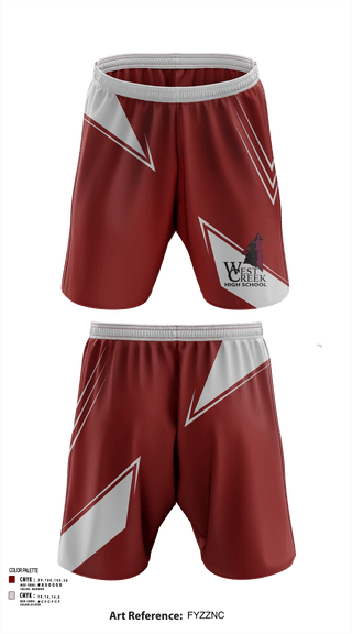 Athletic Shorts With Pockets, West Creek High School Cross Country, Cross Country, Teamtime, Team time, sublimation, custom sports apparel, team uniforms, spirit wear, spiritwear, sports uniforms, custom shirts, team store, custom team store, fundraiser sports, apparel fundraiser