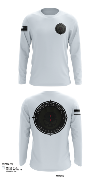 Detroit Tactical Firearms 87119150 Long Sleeve Performance Shirt 52
