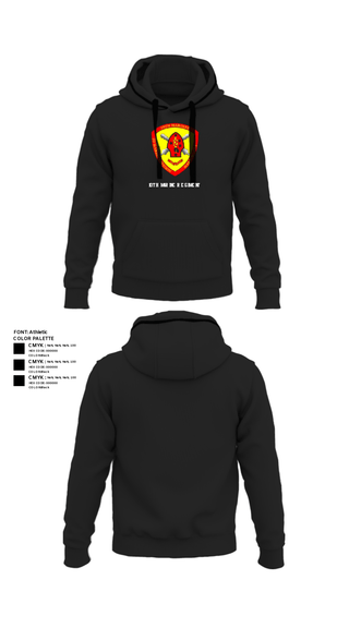 Hoodie, 10th Marine Regiment, Marines, Teamtime, Team time, sublimation, custom sports apparel, team uniforms, spirit wear, spiritwear, sports uniforms, custom shirts, team store, custom team store, fundraiser sports, apparel fundraiser