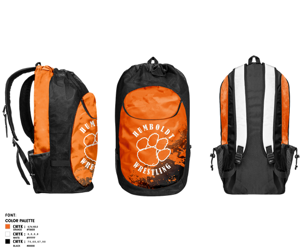 Gear Bag, Humboldt Kids Wrestling, Wrestling, Teamtime, Team time, sublimation, custom sports apparel, team uniforms, spirit wear, spiritwear, sports uniforms, custom shirts, team store, custom team store, fundraiser sports, apparel fundraiser