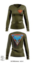 Marine Air Group 24 32391498 Women's Long Sleeve V-neck Shirt -1 121