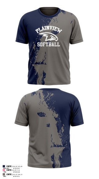 Short Sleeve Performance Shirt, Plainview Softball, Softball, Teamtime, Team time, sublimation, custom sports apparel, team uniforms, spirit wear, spiritwear, sports uniforms, custom shirts, team store, custom team store, fundraiser sports, apparel fundraiser