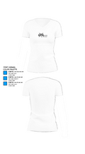 Copper Cities Youth Sports 81576985 Women's Short Sleeve V-neck Shirt - 18