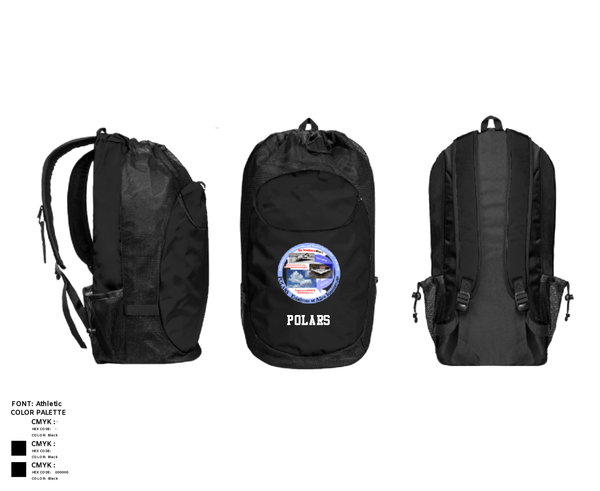 Gear Bag, POLARS, Air Force, Teamtime, Team time, sublimation, custom sports apparel, team uniforms, spirit wear, spiritwear, sports uniforms, custom shirts, team store, custom team store, fundraiser sports, apparel fundraiser