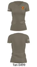 127 37504104 Women's Short Sleeve V-neck Shirt - 68