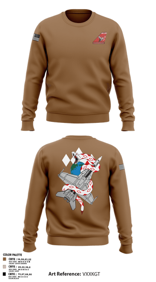 Crew Neck Sweatshirt, VFA-102, , Teamtime, Team time, sublimation, custom sports apparel, team uniforms, spirit wear, spiritwear, sports uniforms, custom shirts, team store, custom team store, fundraiser sports, apparel fundraiser
