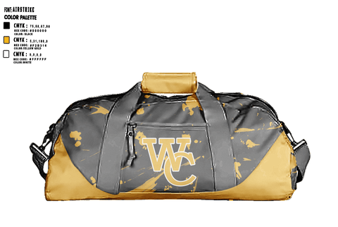 Duffle Bag, West Covina Softball Corp, Softball, Teamtime, Team time, sublimation, custom sports apparel, team uniforms, spirit wear, spiritwear, sports uniforms, custom shirts, team store, custom team store, fundraiser sports, apparel fundraiser