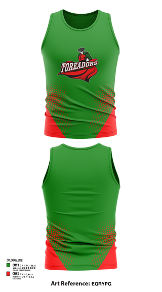 Tank Top, Boone Toreadors Track & Field, Track & Field, Teamtime, Team time, sublimation, custom sports apparel, team uniforms, spirit wear, spiritwear, sports uniforms, custom shirts, team store, custom team store, fundraiser sports, apparel fundraiser