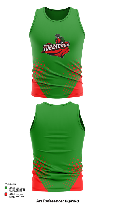 Boone Toreadors Track & Field 97808854 Tank Top - 104