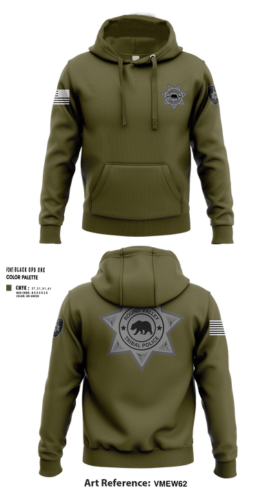 ROUND VALLEY POLICE 41640527 Hoodie - 251