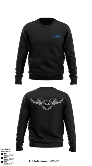 Crew Neck Sweatshirt, LifeLINK AIR, , Teamtime, Team time, sublimation, custom sports apparel, team uniforms, spirit wear, spiritwear, sports uniforms, custom shirts, team store, custom team store, fundraiser sports, apparel fundraiser