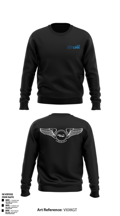 LifeLINK AIR 43353671 Crew Neck Sweatshirt - 1