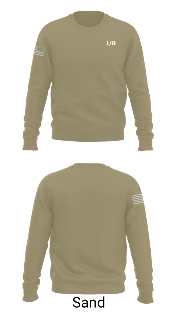 Crew Neck Sweatshirt, 1/8, Marines, Teamtime, Team time, sublimation, custom sports apparel, team uniforms, spirit wear, spiritwear, sports uniforms, custom shirts, team store, custom team store, fundraiser sports, apparel fundraiser