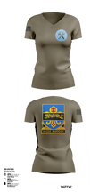HHD, 415th Military Intelligence Battalion 84302898 Women's Short Sleeve V-neck Shirt - 125