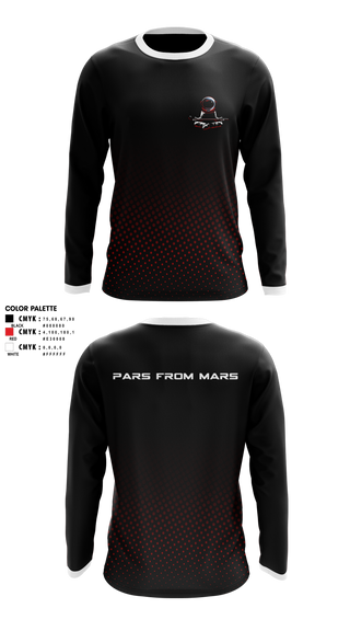 Long Sleeve Performance Shirt, PARS FROM MARS, Golf, Teamtime, Team time, sublimation, custom sports apparel, team uniforms, spirit wear, spiritwear, sports uniforms, custom shirts, team store, custom team store, fundraiser sports, apparel fundraiser