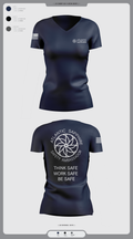 undefined Women's Short Sleeve V-neck Shirt - 4