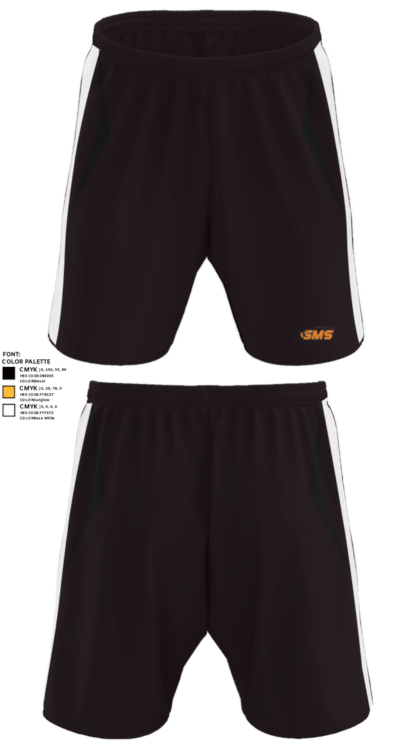 Athletic Shorts With Pockets, Stafford Middle School, Spirit Store, Teamtime, Team time, sublimation, custom sports apparel, team uniforms, spirit wear, spiritwear, sports uniforms, custom shirts, team store, custom team store, fundraiser sports, apparel fundraiser