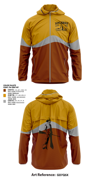 Windbreaker, The Rifleman Bar, , Teamtime, Team time, sublimation, custom sports apparel, team uniforms, spirit wear, spiritwear, sports uniforms, custom shirts, team store, custom team store, fundraiser sports, apparel fundraiser