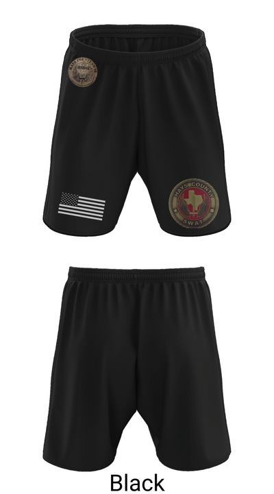 Hays County SWAT 65771365 Athletic Shorts With Pockets - 28