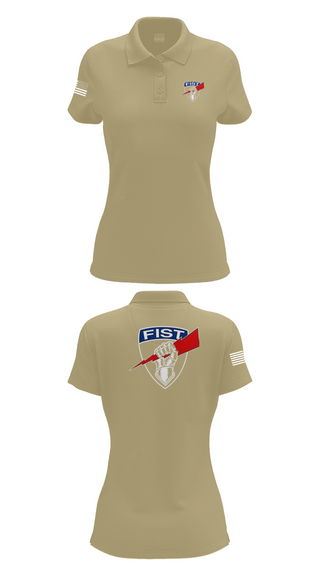 Womens Short Sleeve Performance Polo, 2nd cavalry regiment, Army, Teamtime, Team time, sublimation, custom sports apparel, team uniforms, spirit wear, spiritwear, sports uniforms, custom shirts, team store, custom team store, fundraiser sports, apparel fundraiser