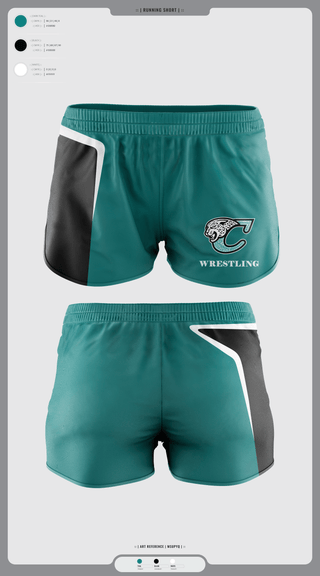Womens Shorts, Century Wrestling Club, Wrestling, Teamtime, Team time, sublimation, custom sports apparel, team uniforms, spirit wear, spiritwear, sports uniforms, custom shirts, team store, custom team store, fundraiser sports, apparel fundraiser