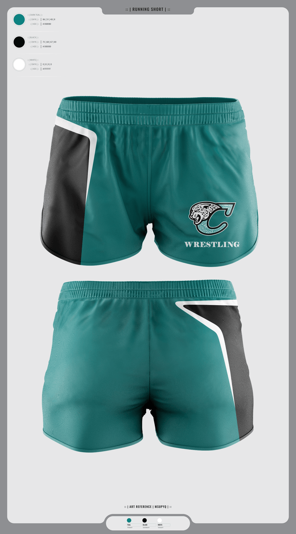 Womens Shorts, Century Wrestling Club, Wrestling, Teamtime, Team time, sublimation, custom sports apparel, team uniforms, spirit wear, spiritwear, sports uniforms, custom shirts, team store, custom team store, fundraiser sports, apparel fundraiser