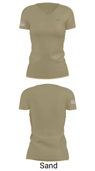 Women's Short Sleeve Vneck Shirt, Haskell Police Department, Police, Teamtime, Team time, sublimation, custom sports apparel, team uniforms, spirit wear, spiritwear, sports uniforms, custom shirts, team store, custom team store, fundraiser sports, apparel fundraiser