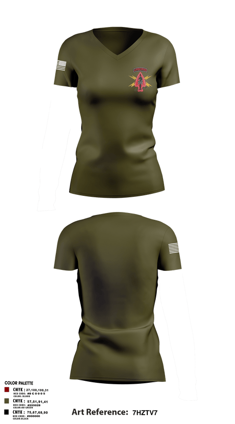 Womens Short Sleeve Vneck Shirt, USASOC, Army, Teamtime, Team time, sublimation, custom sports apparel, team uniforms, spirit wear, spiritwear, sports uniforms, custom shirts, team store, custom team store, fundraiser sports, apparel fundraiser