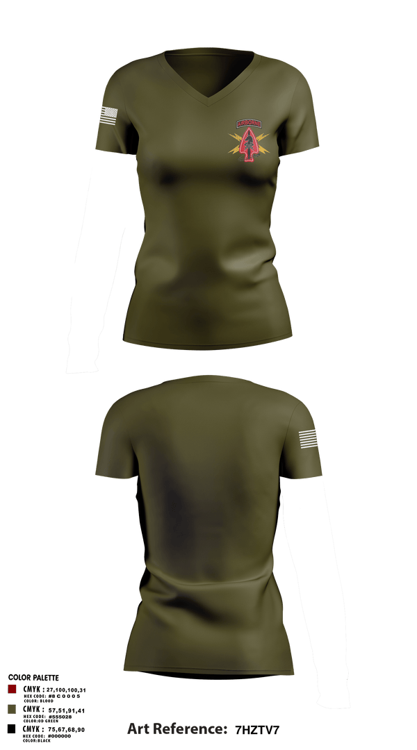 Womens Short Sleeve Vneck Shirt, USASOC, Army, Teamtime, Team time, sublimation, custom sports apparel, team uniforms, spirit wear, spiritwear, sports uniforms, custom shirts, team store, custom team store, fundraiser sports, apparel fundraiser
