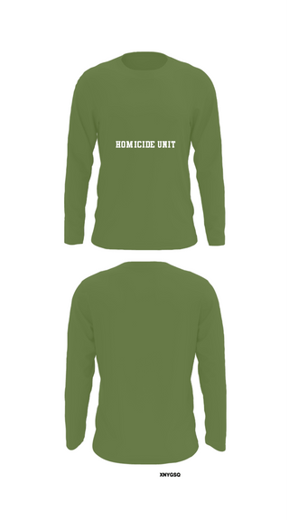 Long Sleeve Performance Shirt, Homicide unit, Police, Teamtime, Team time, sublimation, custom sports apparel, team uniforms, spirit wear, spiritwear, sports uniforms, custom shirts, team store, custom team store, fundraiser sports, apparel fundraiser