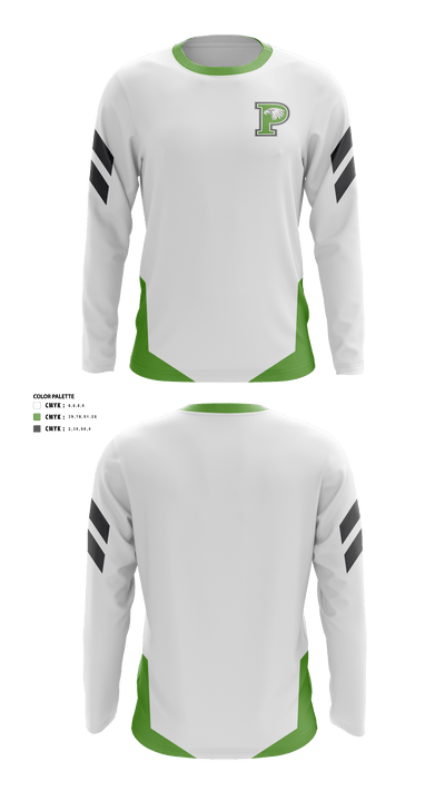 Pleasanton High School Golf 76209526 Long Sleeve Performance Shirt - 41