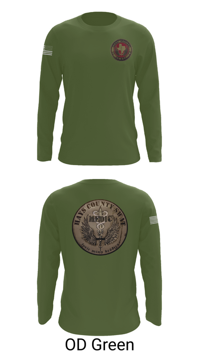 Hays County SWAT 65771365 Long Sleeve Performance Shirt 44