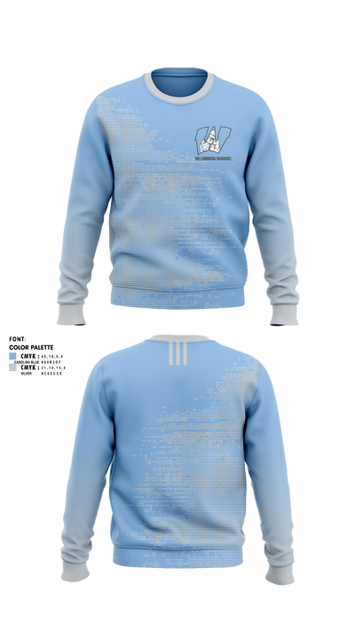 Willowbrook Warriors 8635943 Crew Neck Sweatshirt - 1