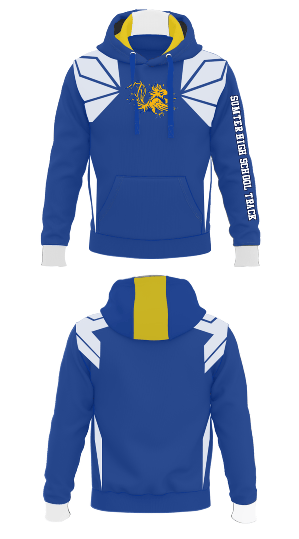 Hoodie, Sumter High School Track, Track & Field, Teamtime, Team time, sublimation, custom sports apparel, team uniforms, spirit wear, spiritwear, sports uniforms, custom shirts, team store, custom team store, fundraiser sports, apparel fundraiser