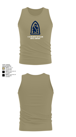 Tank Top, 4-31 infantry battalion hotel company, Army, Teamtime, Team time, sublimation, custom sports apparel, team uniforms, spirit wear, spiritwear, sports uniforms, custom shirts, team store, custom team store, fundraiser sports, apparel fundraiser