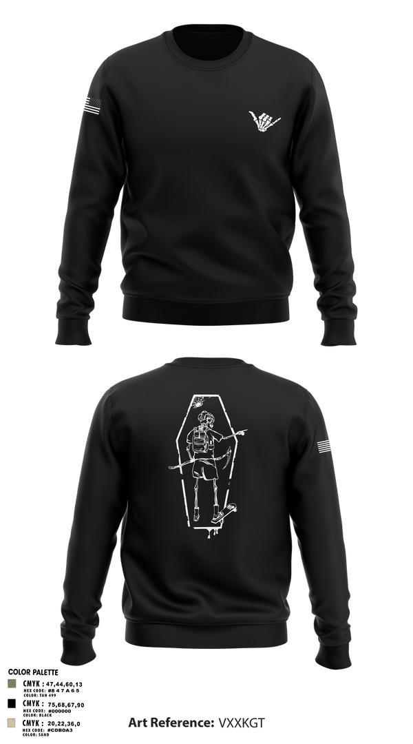 Crew Neck Sweatshirt, The Tac Shack, , Teamtime, Team time, sublimation, custom sports apparel, team uniforms, spirit wear, spiritwear, sports uniforms, custom shirts, team store, custom team store, fundraiser sports, apparel fundraiser