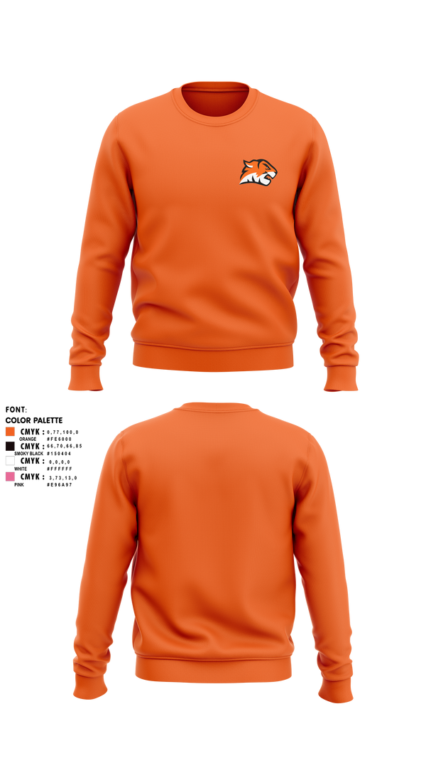 Crew Neck Sweatshirt, Princeton Basketball Club, Men's Basketball, Teamtime, Team time, sublimation, custom sports apparel, team uniforms, spirit wear, spiritwear, sports uniforms, custom shirts, team store, custom team store, fundraiser sports, apparel fundraiser