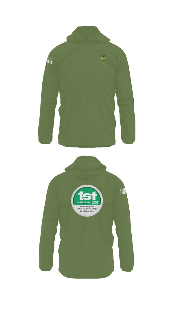 Windbreaker, 28th MP Company, National Guard, Teamtime, Team time, sublimation, custom sports apparel, team uniforms, spirit wear, spiritwear, sports uniforms, custom shirts, team store, custom team store, fundraiser sports, apparel fundraiser