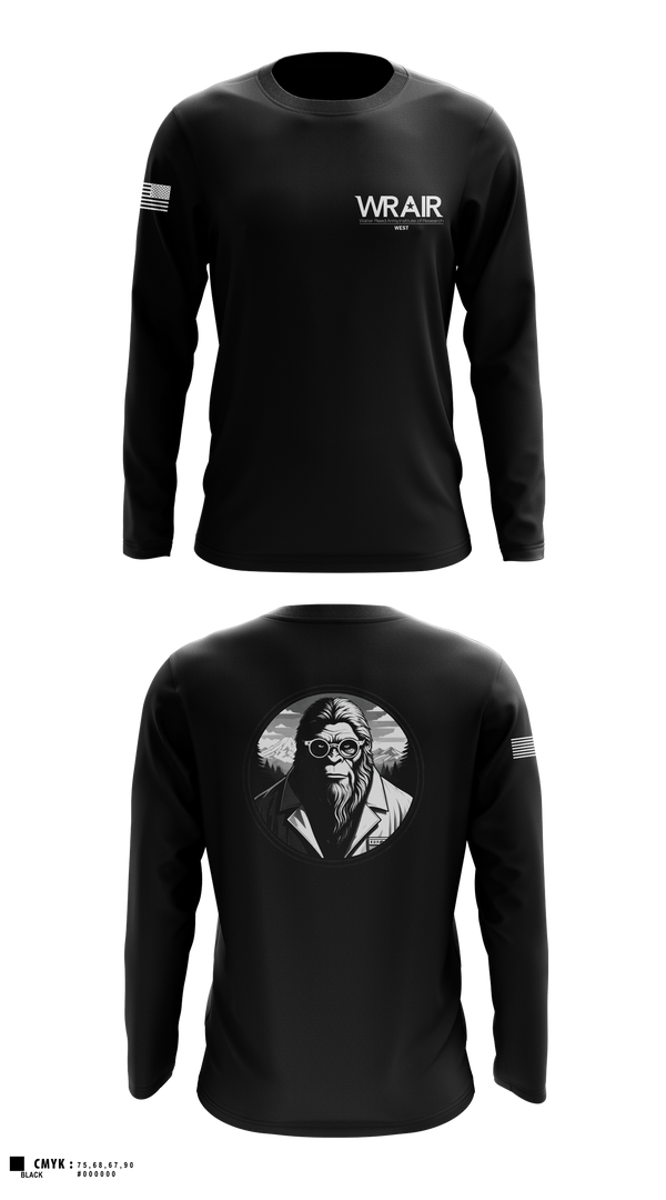 Long Sleeve Performance Shirt, Walter Reed Army Institute of Research - West, , Teamtime, Team time, sublimation, custom sports apparel, team uniforms, spirit wear, spiritwear, sports uniforms, custom shirts, team store, custom team store, fundraiser sports, apparel fundraiser