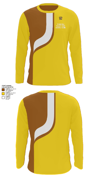 Long Sleeve Performance Shirt, Temecula Valley High School Tennis, Tennis, Teamtime, Team time, sublimation, custom sports apparel, team uniforms, spirit wear, spiritwear, sports uniforms, custom shirts, team store, custom team store, fundraiser sports, apparel fundraiser