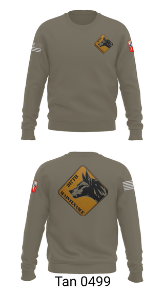 Crew Neck Sweatshirt, 317th support maintenance company, Army, Teamtime, Team time, sublimation, custom sports apparel, team uniforms, spirit wear, spiritwear, sports uniforms, custom shirts, team store, custom team store, fundraiser sports, apparel fundraiser